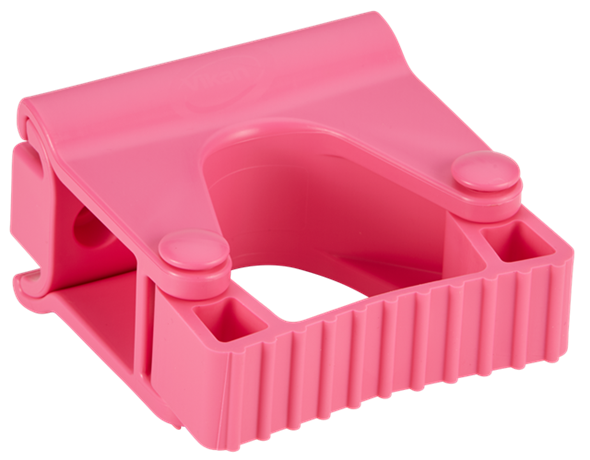 10131 Гигиеничное настенное крепление Vikan с зажимом, 8.2 см, розовый цвет