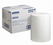 7212 Безворсовые протирочные салфетки Kimtech из вискозы белые сменный блок, 300 листов