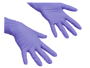 137977 Нитриловые перчатки ЛайтТафф Vileda Professional сиреневые, 50 пар, размер L