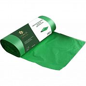 3024 Биоразлагаемые пакеты для мусора USMA (ПВД) зеленые, 240 л, 1 рулон / 20 пакетов