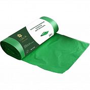 5030 Биоразлагаемые пакеты для мусора USMA (ПНД) зеленые, 30 л, 1 рулон / 20 пакетов
